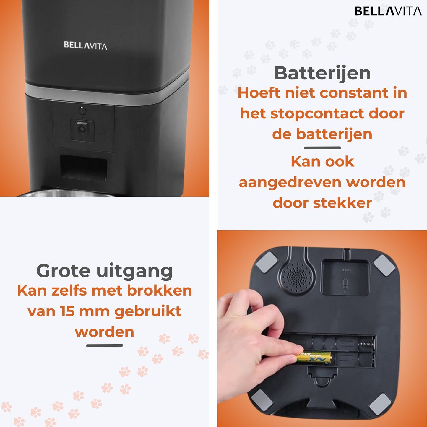 BELLAVITA® Automatische voerbak - Bellavita