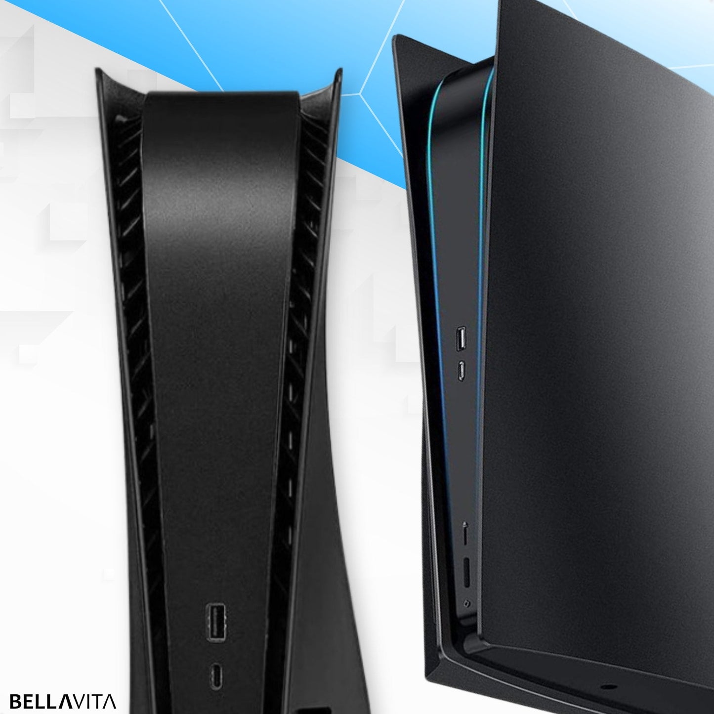 BELLAVITA ® PS5 Faceplate (oud model) - Disk Versie (zwart) - Bellavita