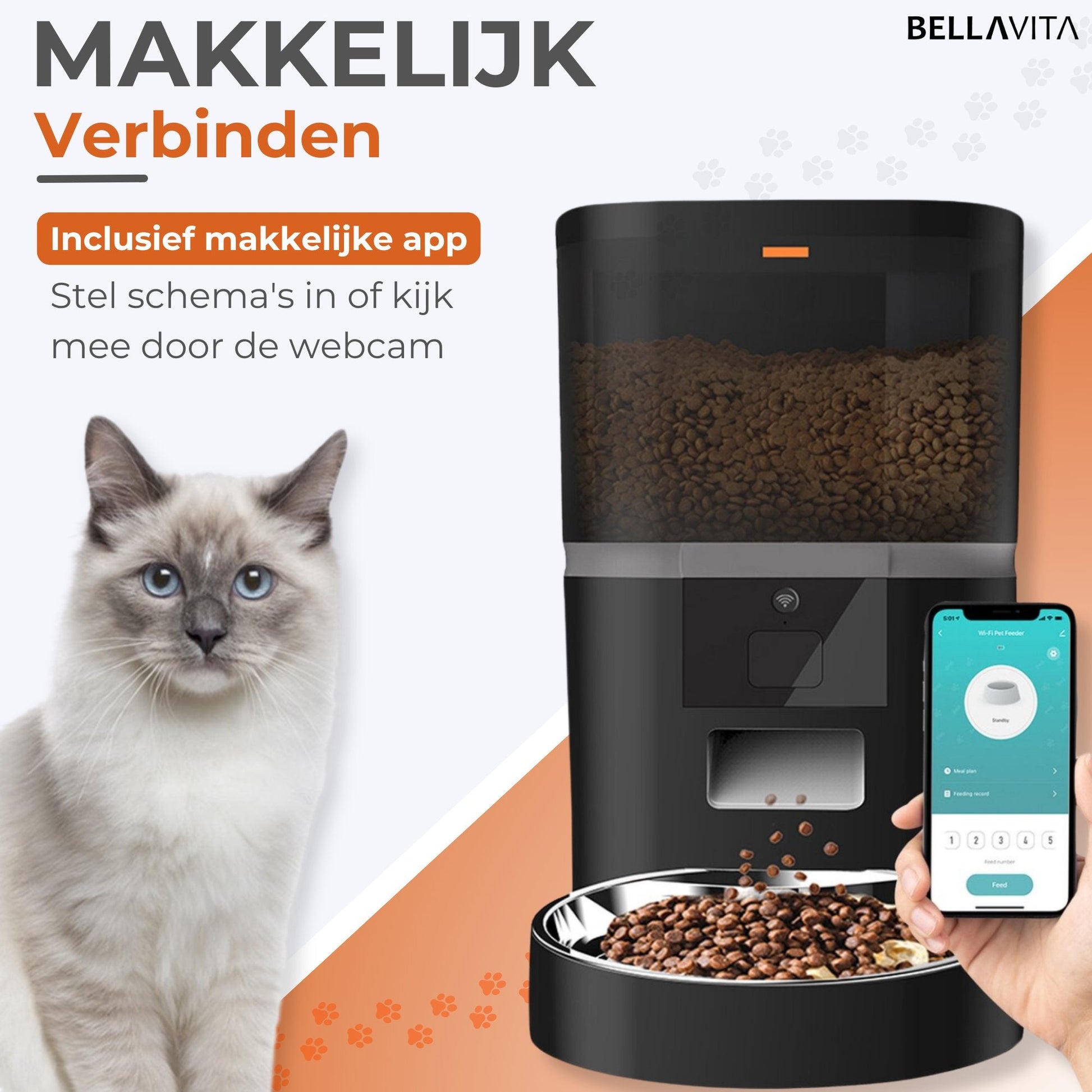 BELLAVITA® Automatische voerbak - Bellavita