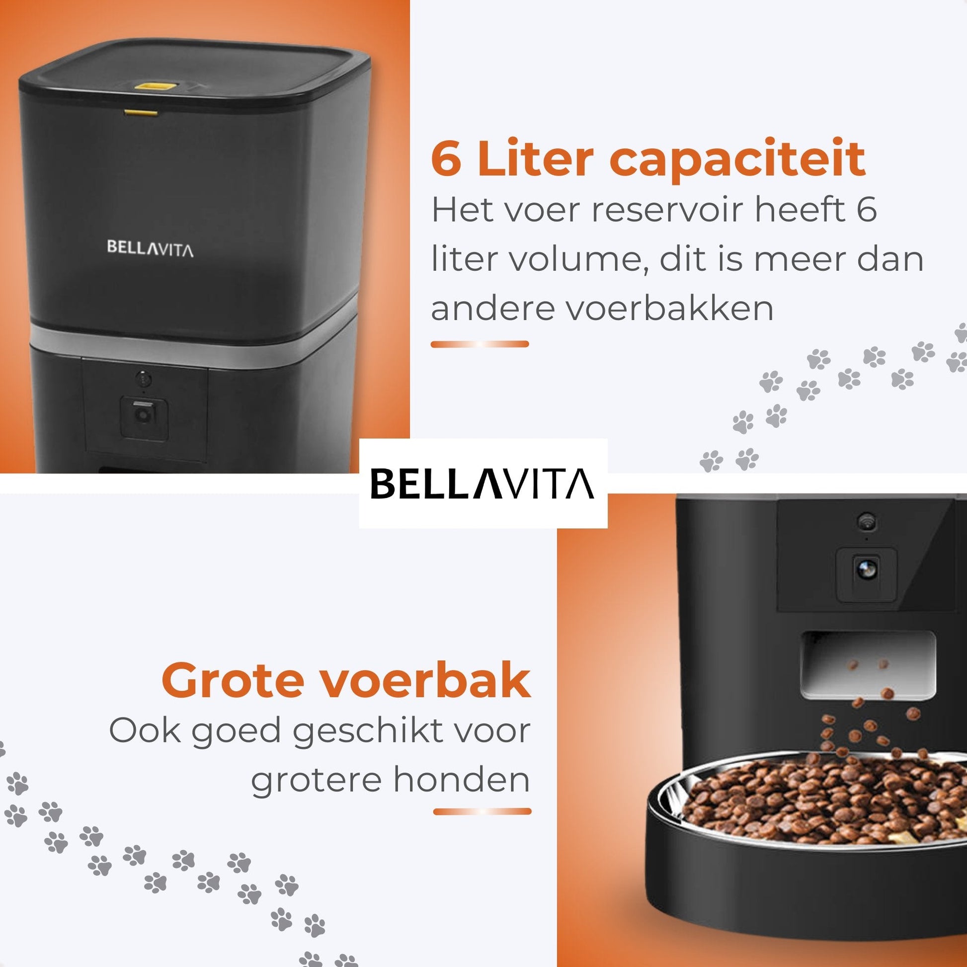 BELLAVITA® Automatische voerbak - Bellavita