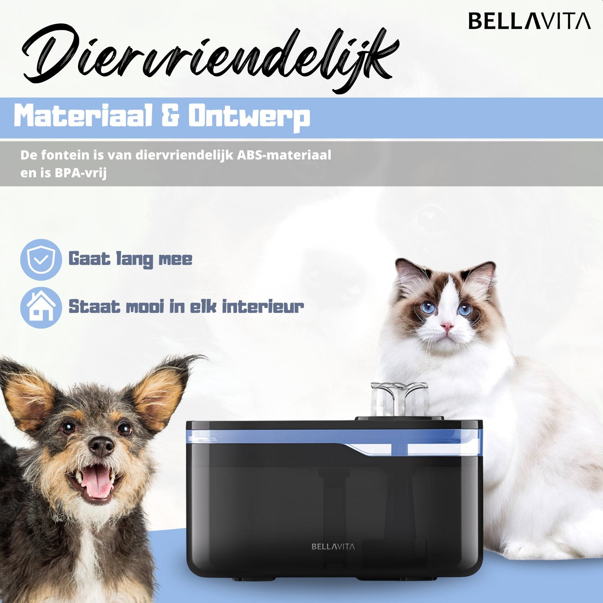 BELLAVITA® Drinkfontein - Waterfontein - Bellavita