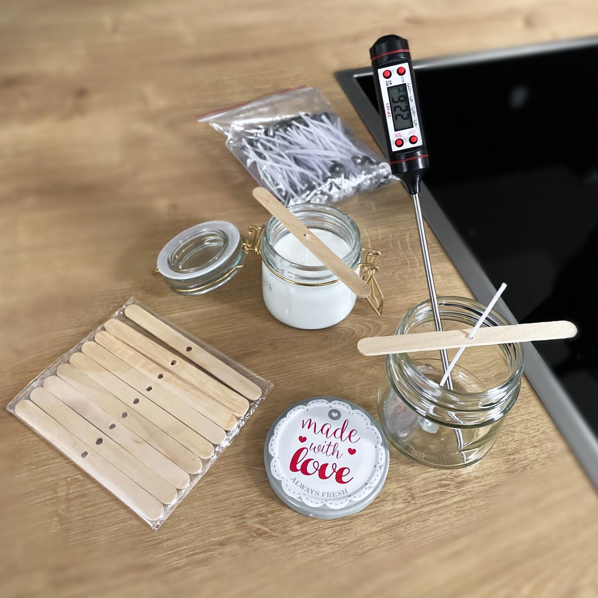 BELLAVITA ® Kaarsen maak set (5 delig) - Bellavita