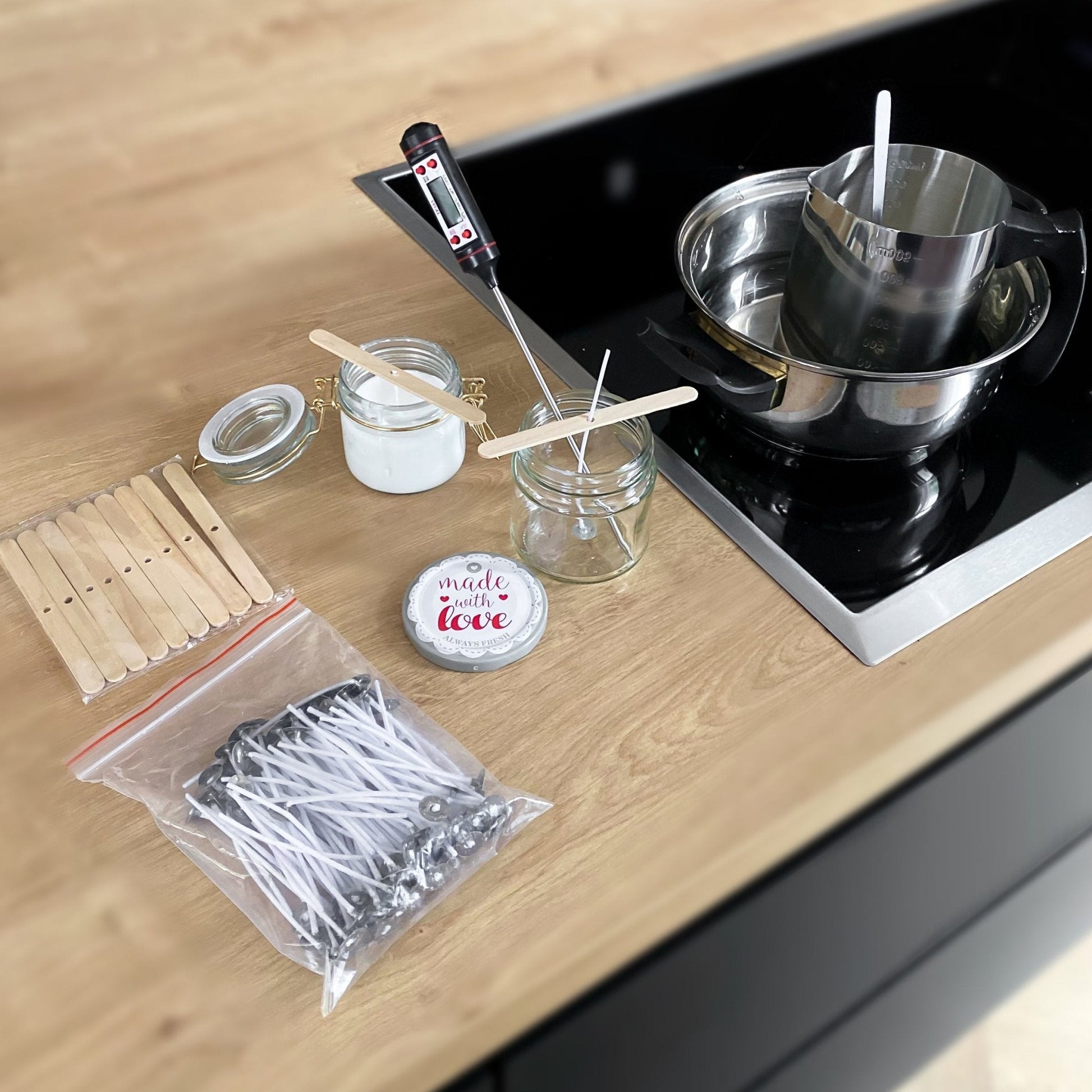 BELLAVITA ® Kaarsen maak set (5 delig) - Bellavita
