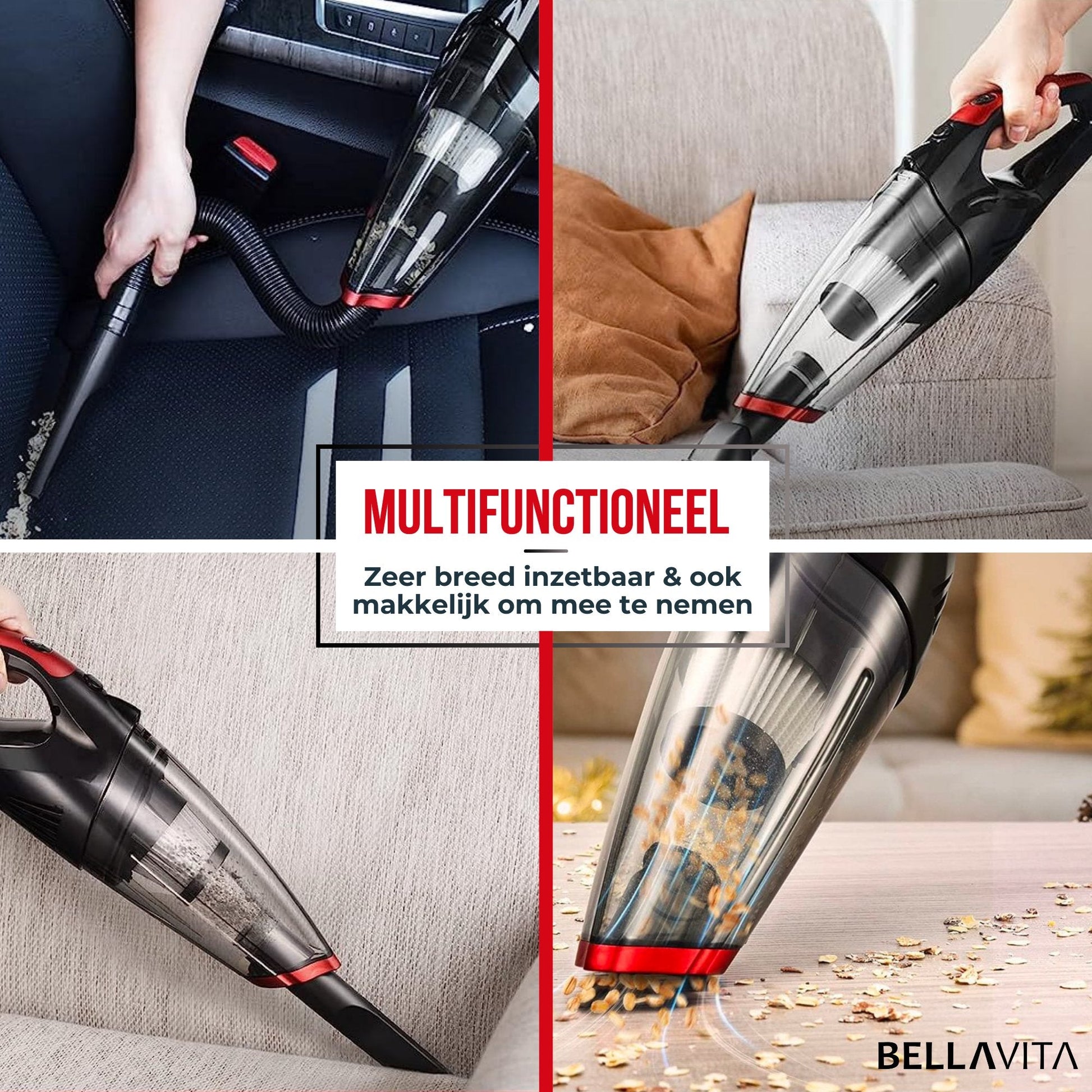 BELLAVITA ® Kruimelzuiger - Handstofzuiger - Bellavita