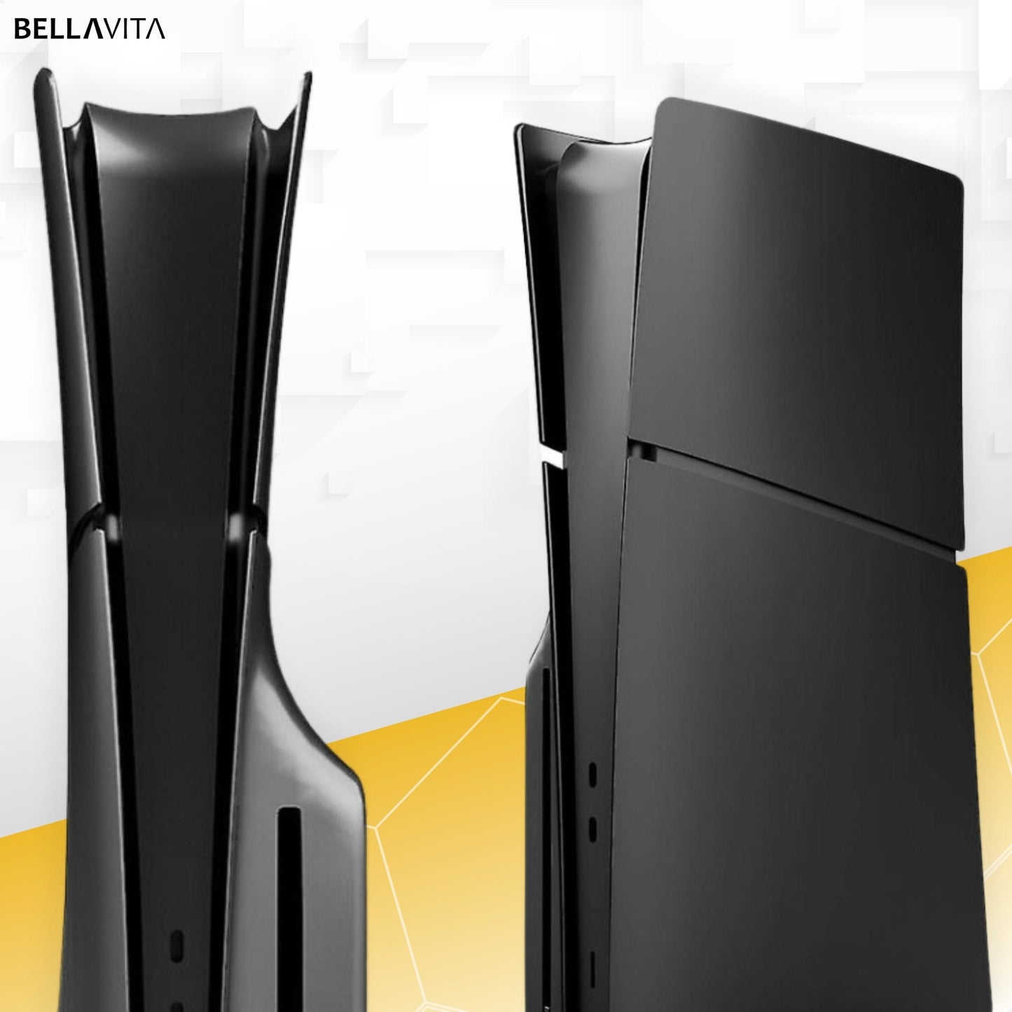BELLAVITA ® PS5 SLIM Faceplate (nieuw model) - Disk Versie (zwart) - Bellavita