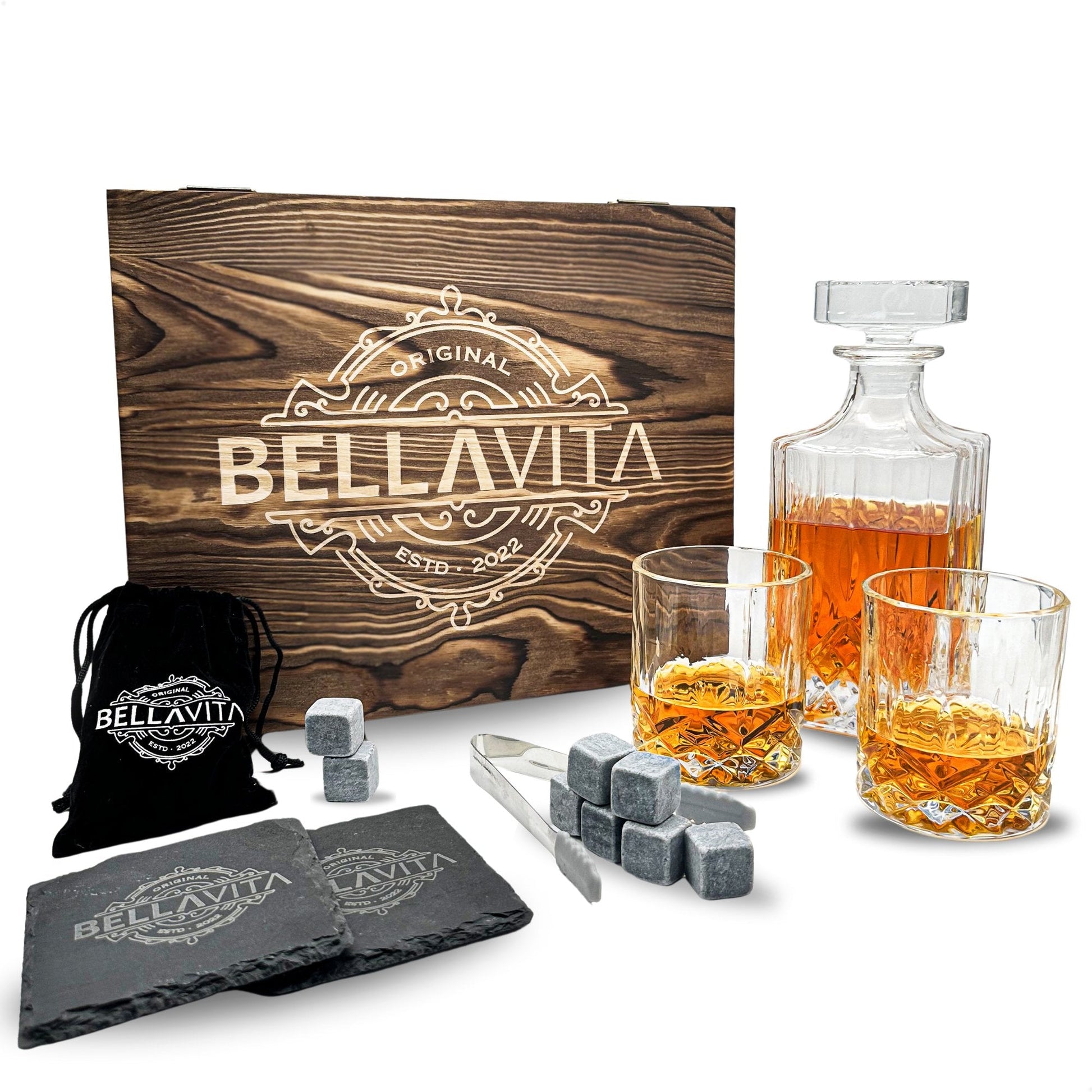 BELLAVITA ® Whiskey set - 750ml Karaf - Bellavita