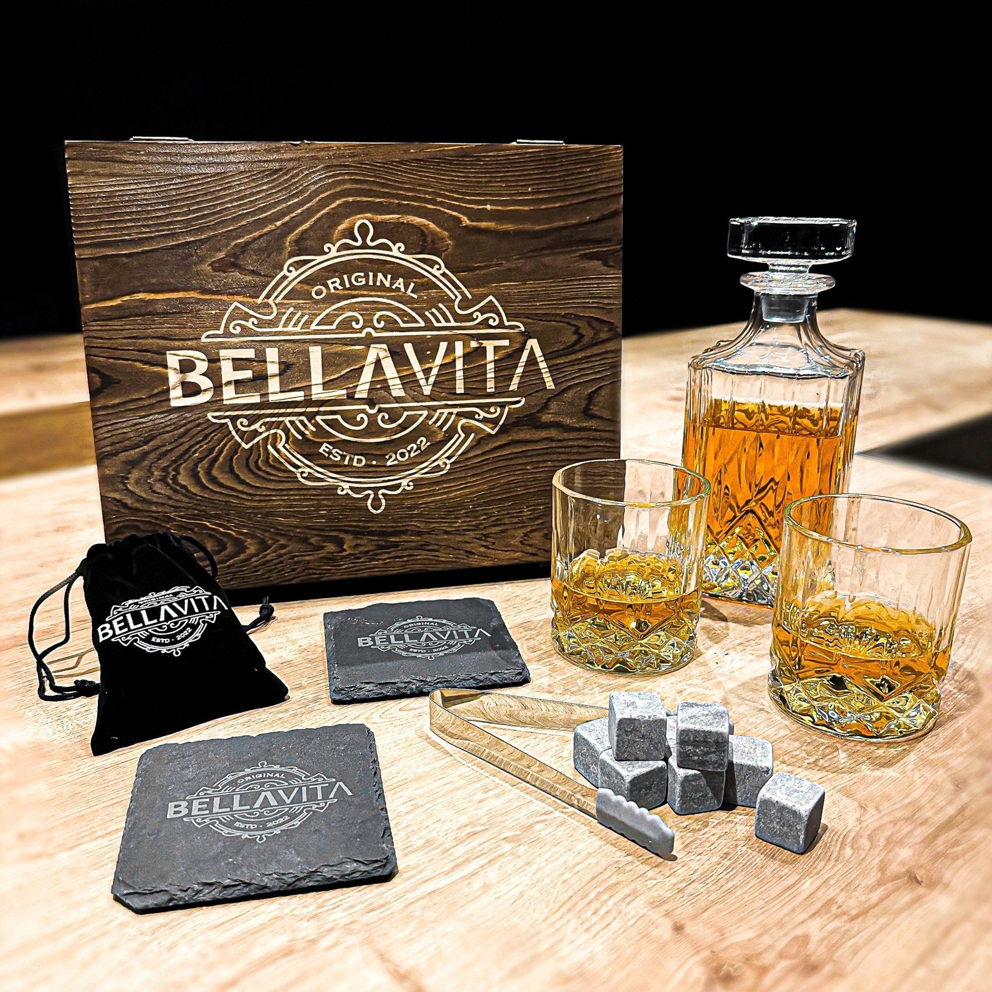 BELLAVITA ® Whiskey set - 750ml Karaf - Bellavita