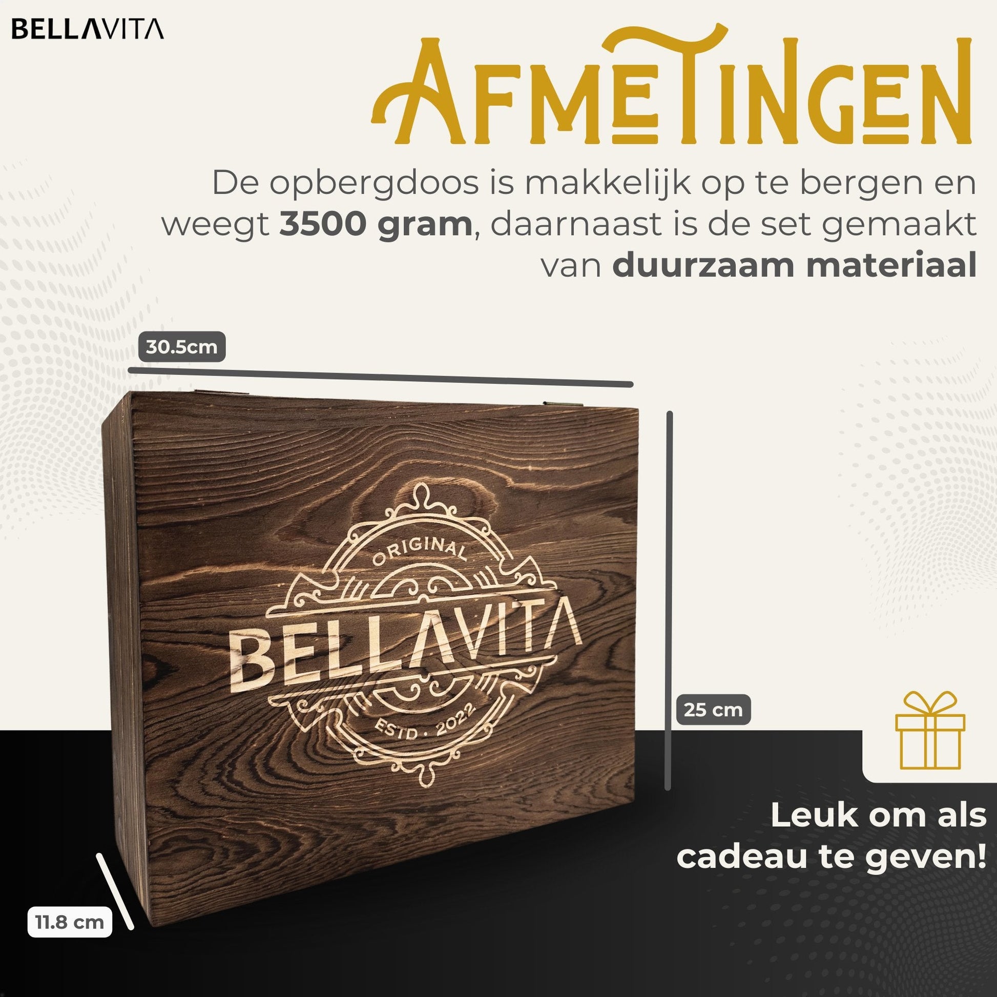 BELLAVITA ® Whiskey set - 750ml Karaf - Bellavita